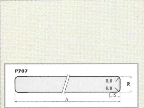 2252 FC (12qz) 4200*800*28mm asztallap Bianco/Fehér