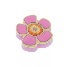 H149-44 RU5 rózsaszín virág gomb fogantyú,gumi