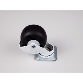   141.050 talpas fehér bútorgörgő 50mm teherbírás 35kg fém-gumi