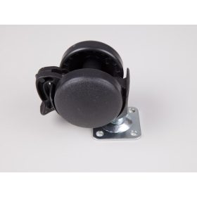   311/FP.050 talpas fékezős bútorgörgő átm:50mm teherbírás: 35kg fém-műa.