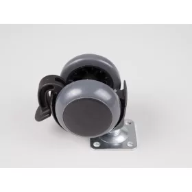   311/MF.050 talpas  fékezős bútorgörgő átm:50mm teherbírás: 35kg