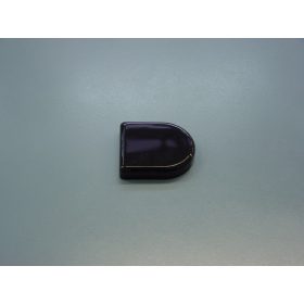 Üvegajtó pánt takaró mini fekete salice p2cbax3