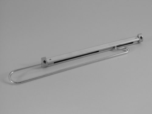 Ap10 kihúzható vállfatartó 363mm króm-szürke