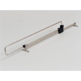 Kihúzható vállfatartó 17102 500mm 500mm nikkel fekete