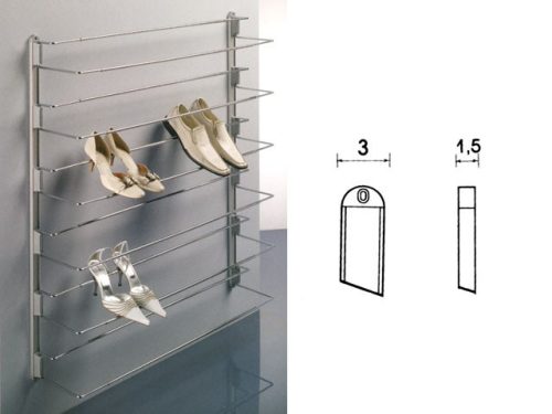 RÖGZITÖSIN CIPÖTARTóHOZ 117/A 30x30x1120 aluminium fém