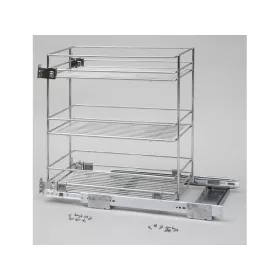   EGTGS40B3C 3R teljesen kihúzható polc fenéklapra szerelhető, előlaptartóval