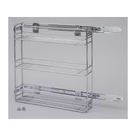   ELT153 2R teljesen kihúzható polc 105x480x465 mm oldallapra szerelhető