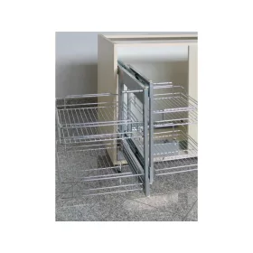 E4221A Sarokszekrénybe 2+2 tálcás 730x590x520mm