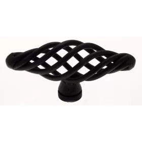 1268-62 PB12 matt fekete fém fogantyú