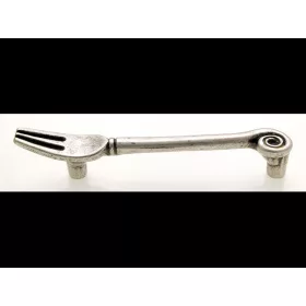 1051-128 ZN28 antik ezüst fém fogantyú