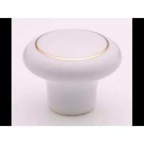 SP1-33 PD1 fehér-arany gomb por. fogantyú