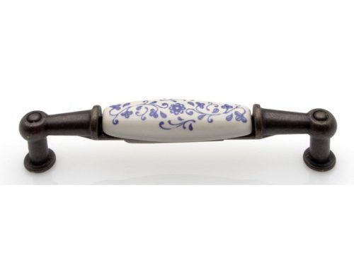M01.01.90.B1G C BRONZ-KÉK MOT 96 porcelán