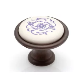 P07.01.90.B1G C BRONZ-KÉK MOT átm:34 porcelán