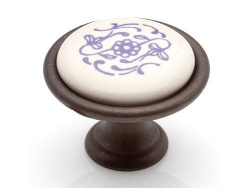 P07.01.90.B1G C BRONZ-KÉK MOT átm:34 porcelán