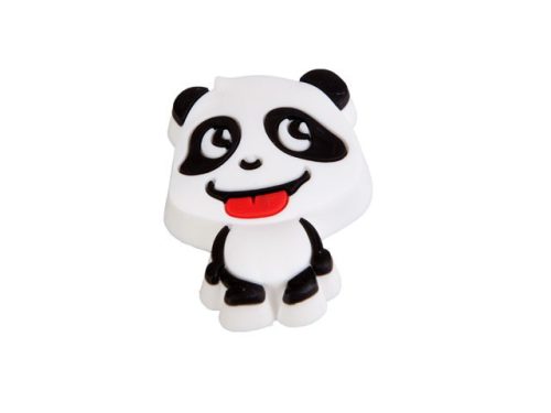 T-513 fekete-fehér panda fogantyú . műanyag