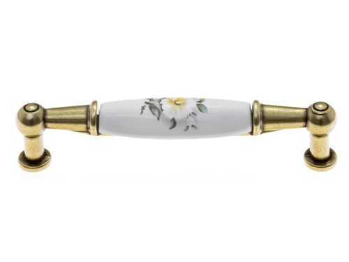 E038-96 fogantyú porcelán antik bronz-szü