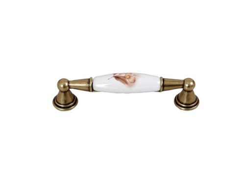 E051-96 fogantyú 96 ant.bronz-barna porcelán