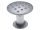 EM-013-D matt króm gomb átm.:20mm fém