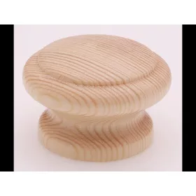 S70-44 HZ6 fenyő lakkozott fa fogantyú