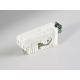 806-OS VASALAT BALOS 79x39x19mm FEHÉR fehér fém-műanyag