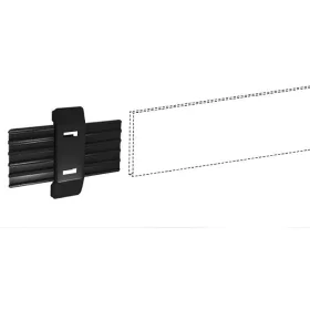 895 SZERELőSABLON VÉG 821.2-HE . fekete műanyag