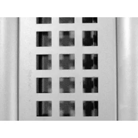 Betét canberra Pechino 615mm ral9006 négyszög-lyukas