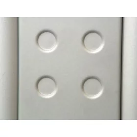 Betét tokyo 582mm ral9006 körmintás 