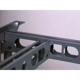   Teleszkópos T-kötő 1110-1910 ral9006 alu - kábelcsatornás