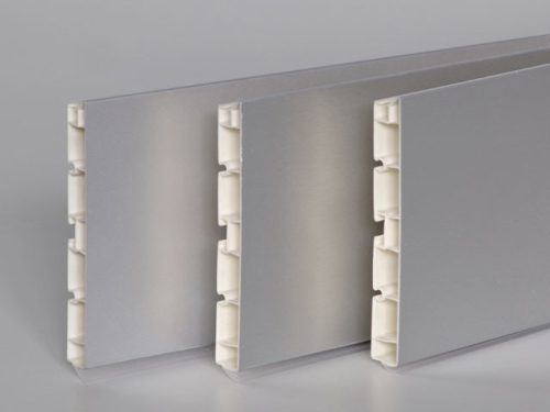 Lábatzat előlap alu matt H:100 4000mm lábazat előlap