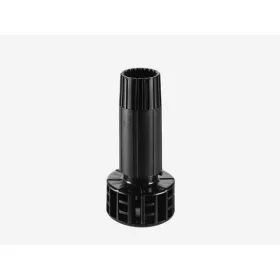   450T2 műanyag szekrényláb 100mm talp nélküli fekete állítható