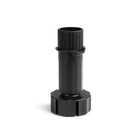   415/150 talp nélküli műanyag szekrényláb fekete műanyag