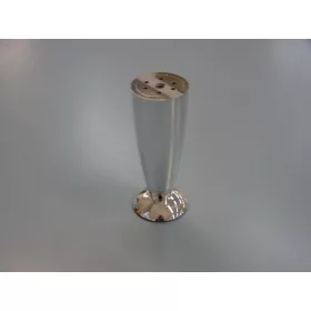 Art 16 króm szekrényláb h=120mm műanyag