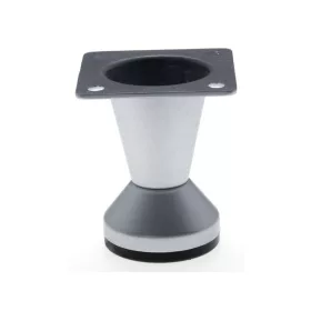 EM-077-A 50mm matt króm szekrényláb fém