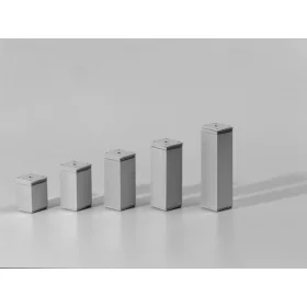 19306 alumínium szekrényláb 40*40*150mm műanyag