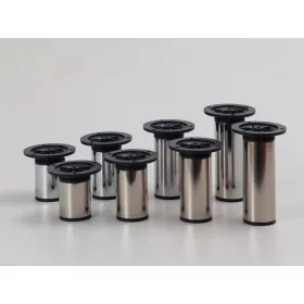 19527 nikkel szekrényláb 50*150mm műanyag