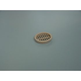 43müa szürke szellőzőrács kör alakú   átm.43mm   gr