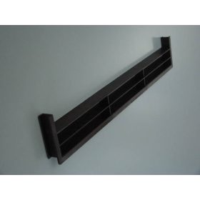 49müa fekete szellőzőrács lábazatelembe építhetö nr