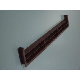 49müa  barna szellőzőrács lábazatelembe építhetö ma