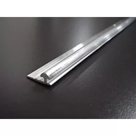 300 tolóajtó sín alsó    4 fm aluminium, csavarozható