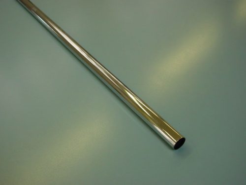 Vállfatartó rúd köralakú 3m króm fém króm    3000x25x0,7mm