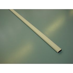   Vállfatartó rúd ovális 1m fehér fém fehér  1000x30x15x0.7 mm