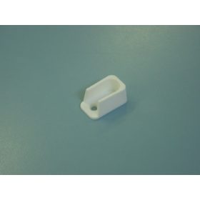   Rúdtartóvég vállfatartó fehér oválishoz müanyag fehér