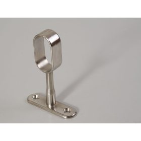   12109 rúdtartó ovális rúdhoz L:71mm felső függesztésű, fém nyitott végű