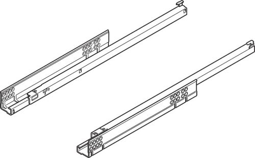550H2700B 270mm TANDEM sín TANDEM részleges kihúzás, fa fiókhoz 30k