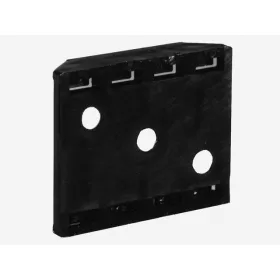 228 csavarral rögzíthető kliptalp műanyag fekete