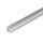 Aluminium öntapadós és csavaros vízzáró  Matt alu  14*14*3000mm 