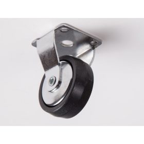   222/N.40 talpas bútorgörgő átm:40mm 15kg, fekete fém-műanyag