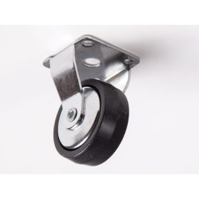 222/N.50 talpas bútorgörgő átm:50mm fekete fém-műanyag