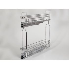   HFR150 oldallapra szerelhető 445*95*500 króm-fém - csillapítós