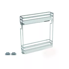   ELQ152SX balos oldallapra szerelhető 107*531*494mm króm-fehér